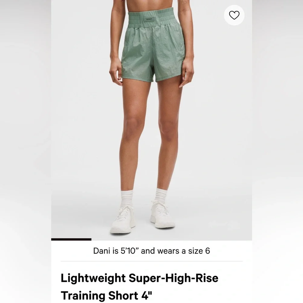 Lululemon Lightweight SHR Training Short 4" sz 6 Crater Blue - Picture 3 of 5